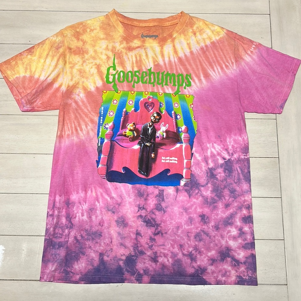 Goosebumps Night of the Living Dummy Tie Dye T Shirt Large